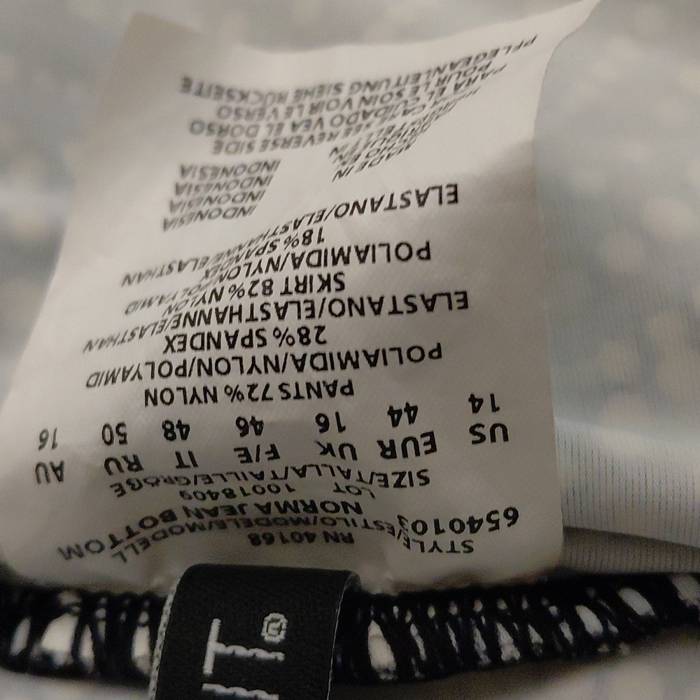 Miraclesuit Black And White Dot-Pattern Swim Biki… - image 5